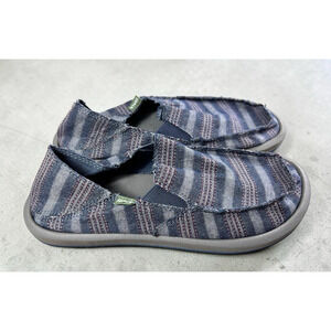 Sanuk Sidewalk Surfer Slip on Shoes Youth Size 5 Blanket Slip On Casual Comfort
